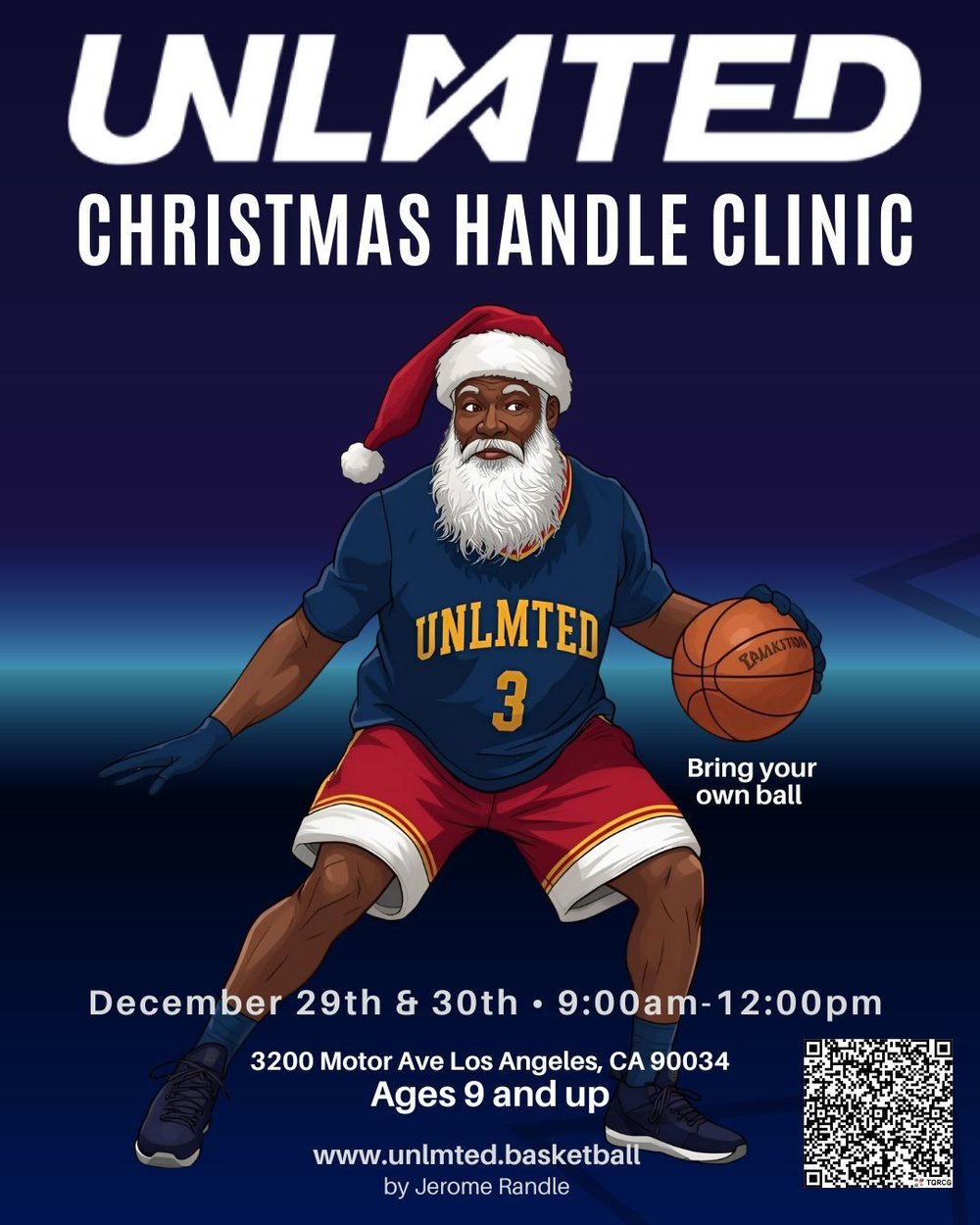 Christmas Handle Clinic, Dec 29-30th 2025, Los Angeles, with Jerome Randle
